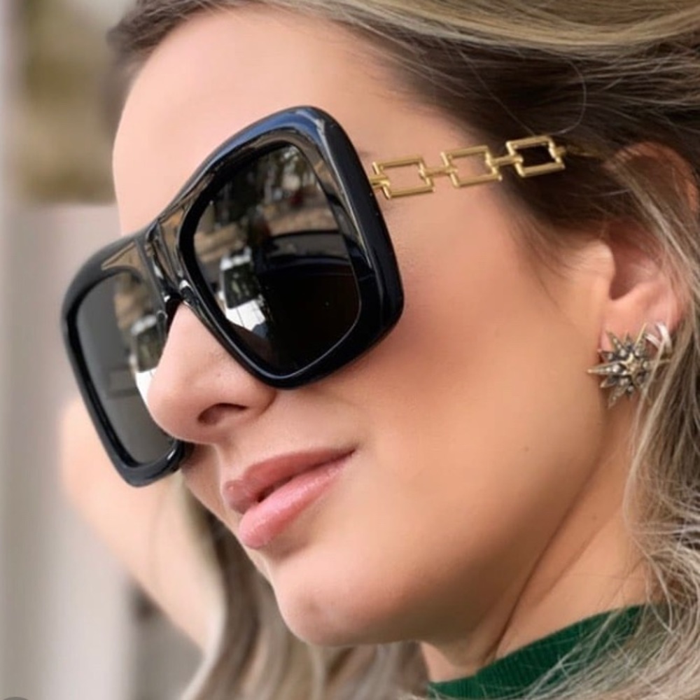 New Gucci 100% Authentic Oversized Sunglasses